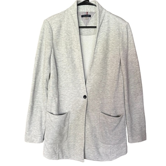 Tommy Hilfiger Jackets & Blazers - Tommy Hilfiger Single Button Soft Cotton Blend Blazer Size 14